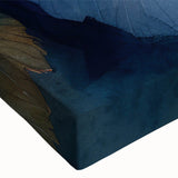 Elegant Blue Flower Glam Wall Art – Luxury Botanical Glam Decor