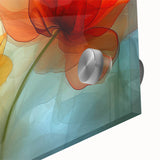 Glamorous Orange and Yellow Flower Wall Art – Luxury Chic Decor