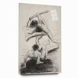 Medieval Gothic Canvas - Gothic Wall Art in Dark Decor Style Prints