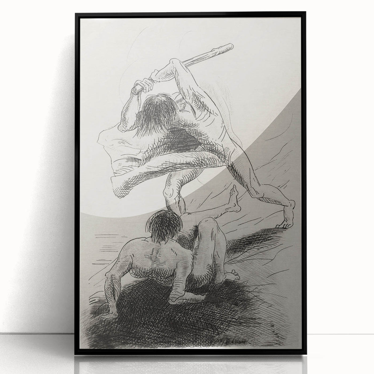 Medieval Gothic Canvas - Gothic Wall Art in Dark Decor Style Prints