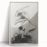 Medieval Gothic Canvas - Gothic Wall Art in Dark Decor Style Prints