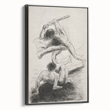 Medieval Gothic Canvas - Gothic Wall Art in Dark Decor Style Prints