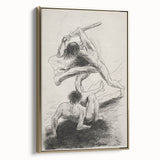 Medieval Gothic Canvas - Gothic Wall Art in Dark Decor Style Prints