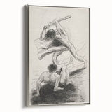 Medieval Gothic Canvas - Gothic Wall Art in Dark Decor Style Prints