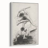 Medieval Gothic Canvas - Gothic Wall Art in Dark Decor Style Prints