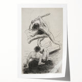 Medieval Gothic Canvas - Gothic Wall Art in Dark Decor Style Prints