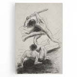 Medieval Gothic Canvas - Gothic Wall Art in Dark Decor Style Prints