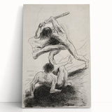 Medieval Gothic Canvas - Gothic Wall Art in Dark Decor Style Prints