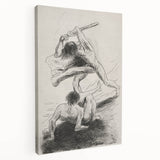 Medieval Gothic Canvas - Gothic Wall Art in Dark Decor Style Prints