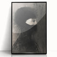Spiked Hooded Figure Print - Dark Mysterious Gothic Wall Art Decor