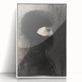 Spiked Hooded Figure Print - Dark Mysterious Gothic Wall Art Decor