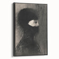 Spiked Hooded Figure Print - Dark Mysterious Gothic Wall Art Decor