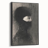 Spiked Hooded Figure Print - Dark Mysterious Gothic Wall Art Decor
