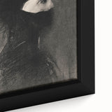 Spiked Hooded Figure Print - Dark Mysterious Gothic Wall Art Decor