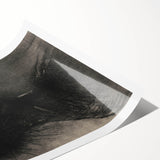 Spiked Hooded Figure Print - Dark Mysterious Gothic Wall Art Decor