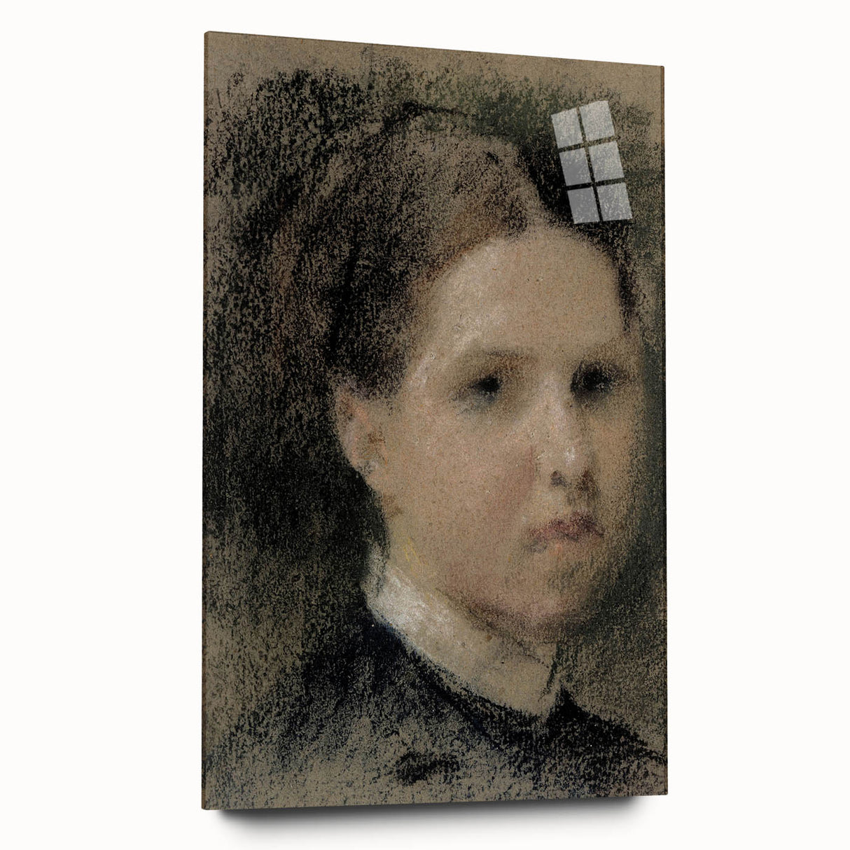 Gothic Wall Art – Vintage Portrait of Woman with Dark, Mysterious Aura