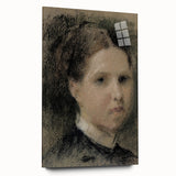 Gothic Wall Art – Vintage Portrait of Woman with Dark, Mysterious Aura