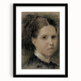 Gothic Wall Art – Vintage Portrait of Woman with Dark, Mysterious Aura