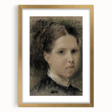 Gothic Wall Art – Vintage Portrait of Woman with Dark, Mysterious Aura