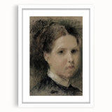 Gothic Wall Art – Vintage Portrait of Woman with Dark, Mysterious Aura