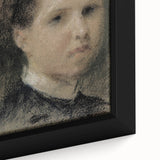 Gothic Wall Art – Vintage Portrait of Woman with Dark, Mysterious Aura