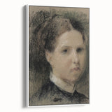 Gothic Wall Art – Vintage Portrait of Woman with Dark, Mysterious Aura