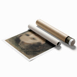 Gothic Wall Art – Vintage Portrait of Woman with Dark, Mysterious Aura