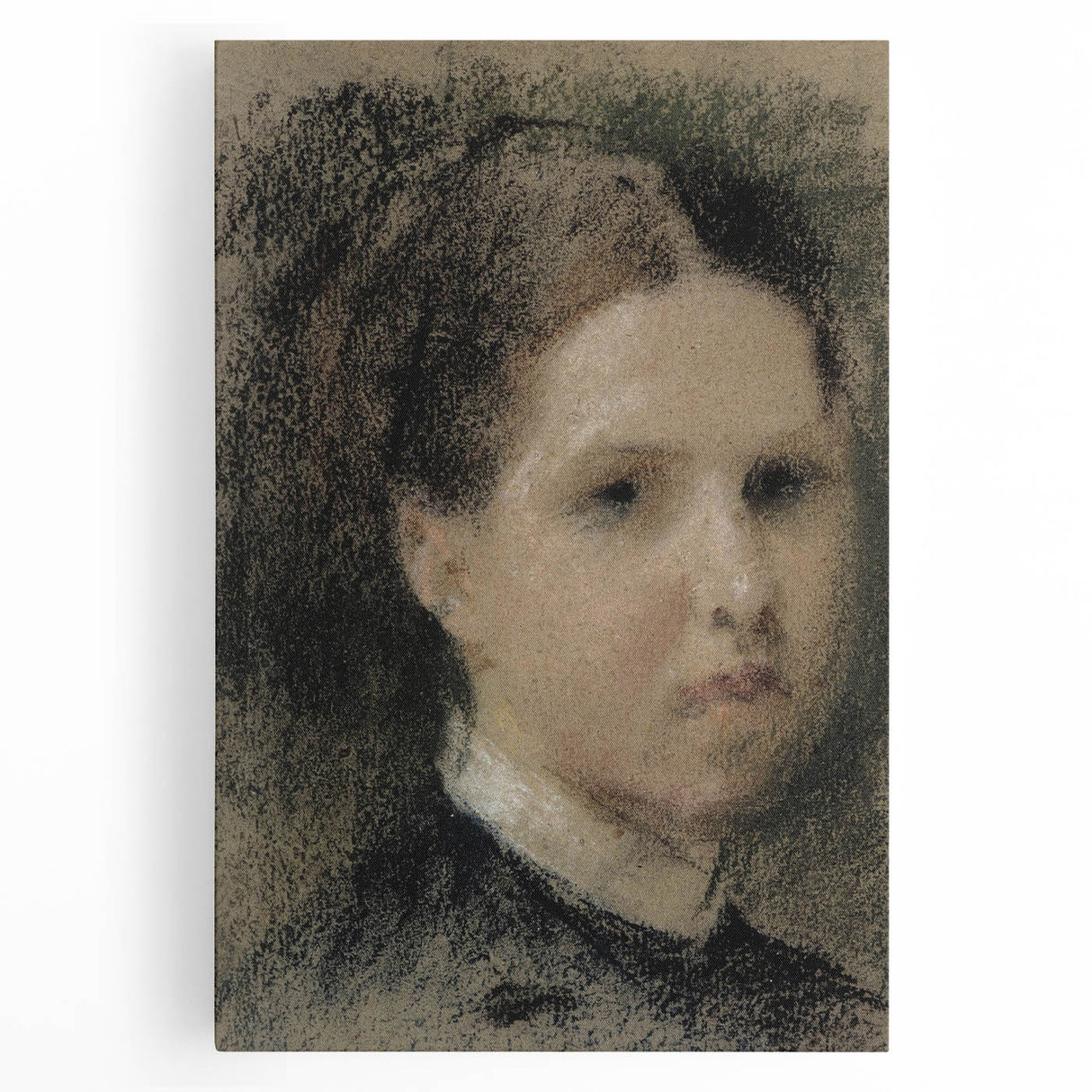 Gothic Wall Art – Vintage Portrait of Woman with Dark, Mysterious Aura