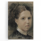 Gothic Wall Art – Vintage Portrait of Woman with Dark, Mysterious Aura