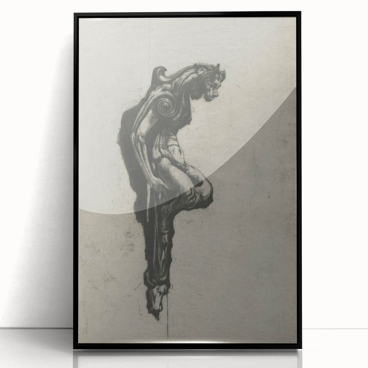 Gothic Wall Art | Mysterious Gargoyle Artwork | Medieval Gothic Prints