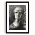 Medieval Gothic Portrait - Mysterious Knight Dark Gothic Wall Art