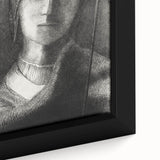 Medieval Gothic Portrait - Mysterious Knight Dark Gothic Wall Art
