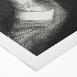 Medieval Gothic Portrait - Mysterious Knight Dark Gothic Wall Art