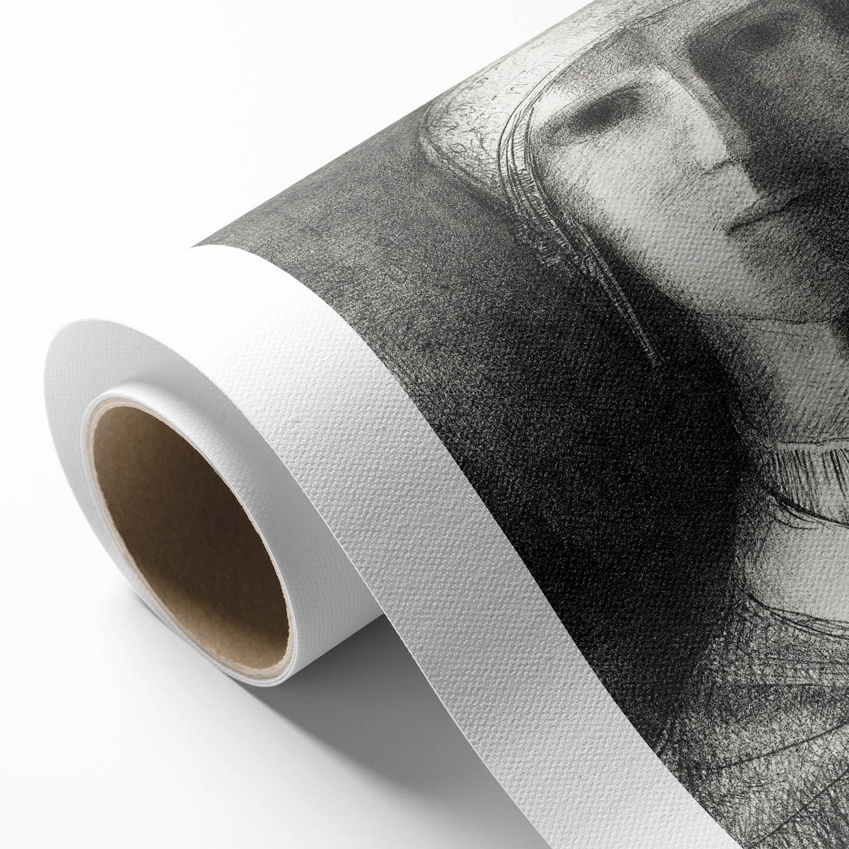 Medieval Gothic Portrait - Mysterious Knight Dark Gothic Wall Art
