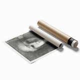 Medieval Gothic Portrait - Mysterious Knight Dark Gothic Wall Art