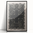 Gothic Wall Art | Medieval Gothic Cross Print | Dark Decor Style