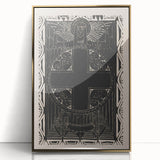 Gothic Wall Art | Medieval Gothic Cross Print | Dark Decor Style