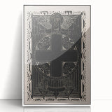 Gothic Wall Art | Medieval Gothic Cross Print | Dark Decor Style