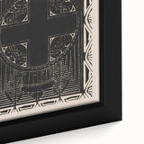 Gothic Wall Art | Medieval Gothic Cross Print | Dark Decor Style