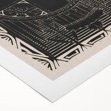 Gothic Wall Art | Medieval Gothic Cross Print | Dark Decor Style