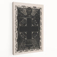 Gothic Wall Art | Medieval Gothic Cross Print | Dark Decor Style