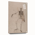 Gothic Wall Art | Skeleton Illustration | Dark Decor Style