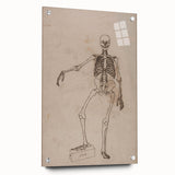 Gothic Wall Art | Skeleton Illustration | Dark Decor Style