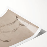 Gothic Wall Art | Skeleton Illustration | Dark Decor Style