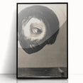 Gothic Wall Art | Surreal Face Illustration | Dark Decor Style