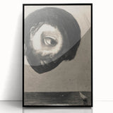 Gothic Wall Art | Surreal Face Illustration | Dark Decor Style