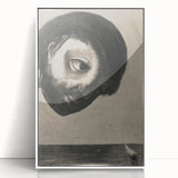 Gothic Wall Art | Surreal Face Illustration | Dark Decor Style