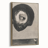 Gothic Wall Art | Surreal Face Illustration | Dark Decor Style