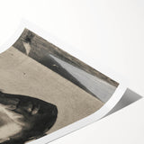 Gothic Wall Art | Surreal Face Illustration | Dark Decor Style