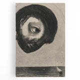 Gothic Wall Art | Surreal Face Illustration | Dark Decor Style